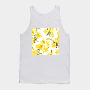 Watercolor Orchid Pattern 14 Tank Top